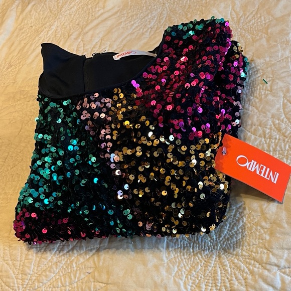 Multicolor Sequin Top - Picture 13 of 15